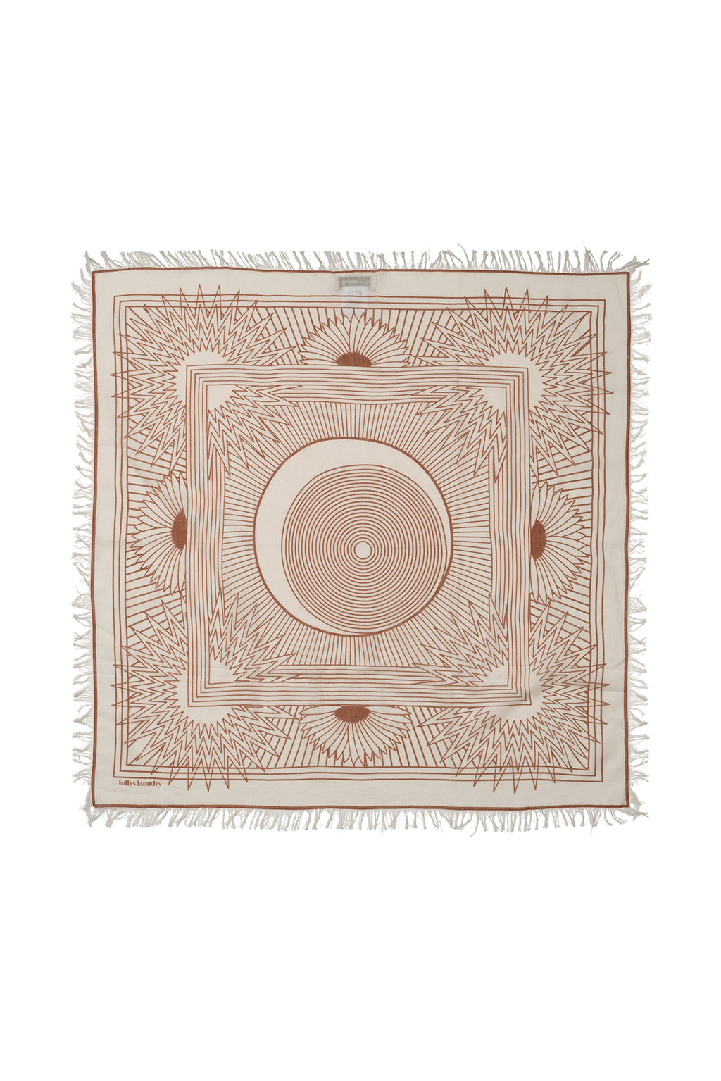 Lollys Noor-huivi, beige