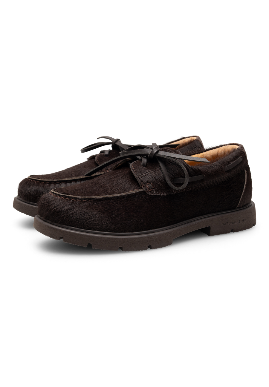 Woden Johanne cowhair, suklaa