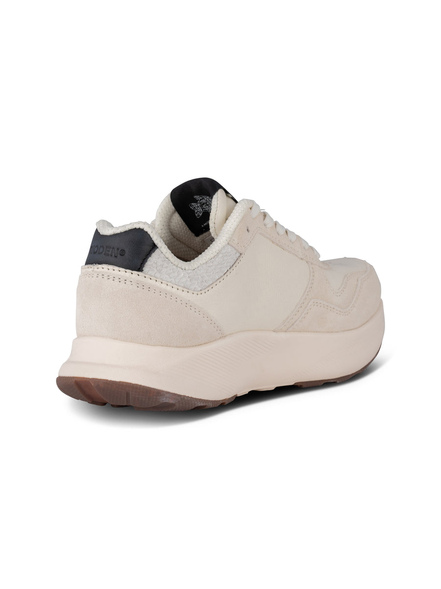 Woden Mathilde runner leather, valkoinen