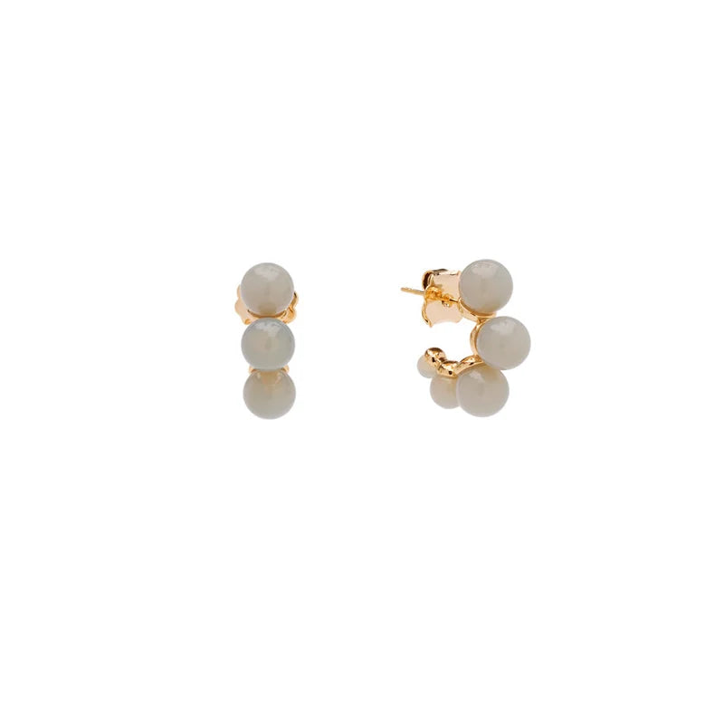 Pico korvakoru ELECTRA STUDS, myrskyn harmaa