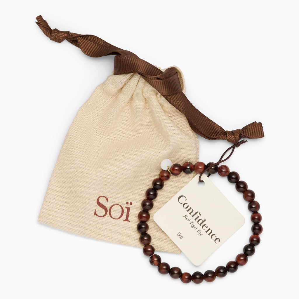 SOI Essential Red Tiger Eye Stretch -rannekoru
