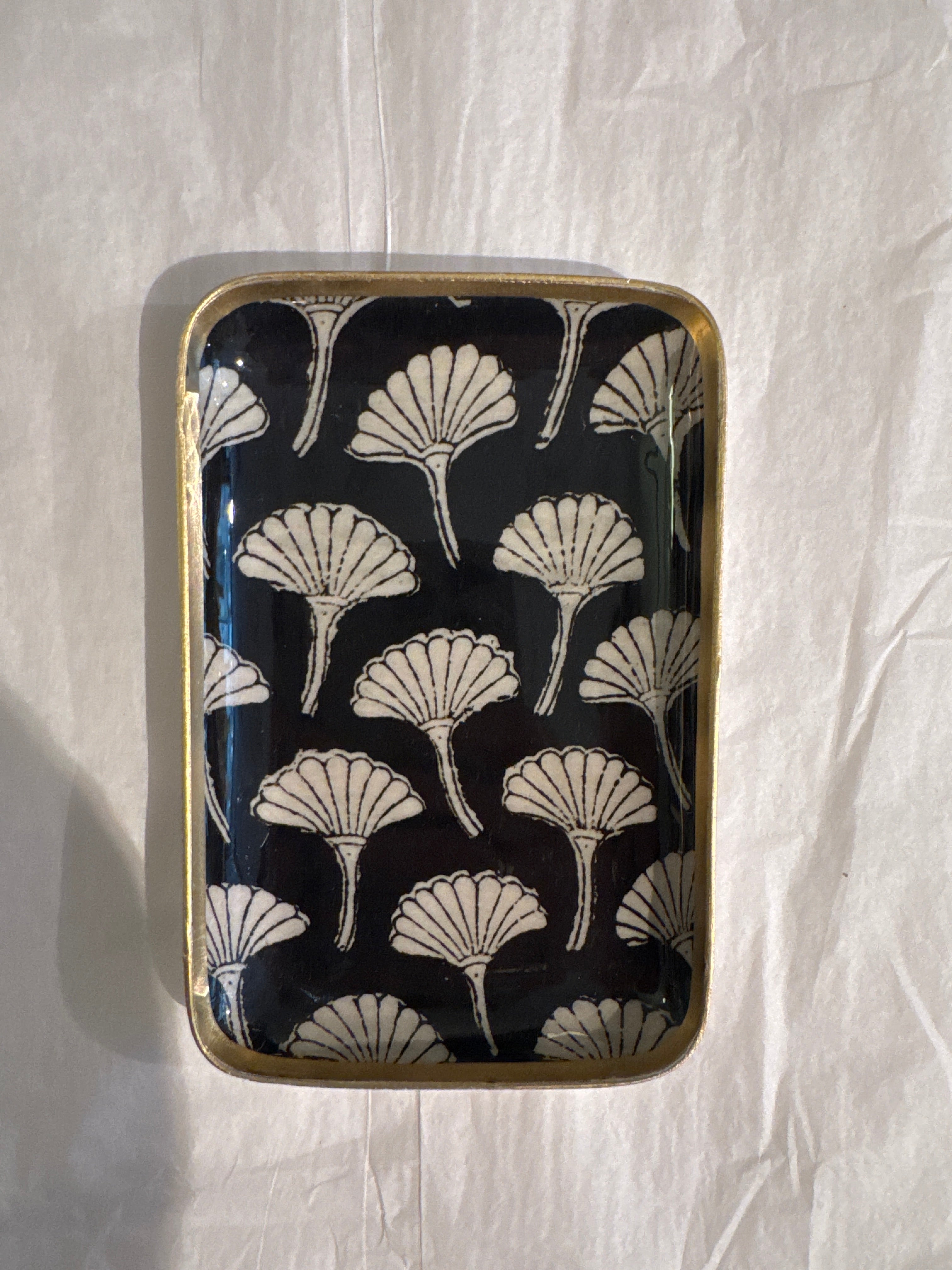 Tarjotin mini viuhka 15 x 10 cm