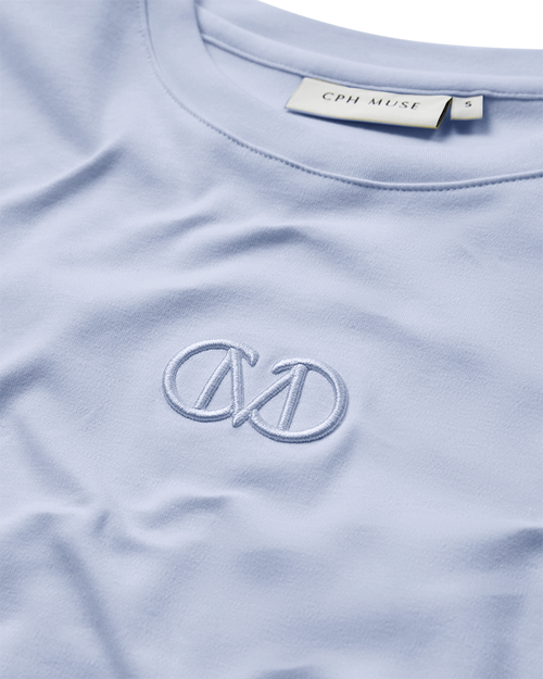 CPH MUSE slim fit  t-paita, vaaleansininen